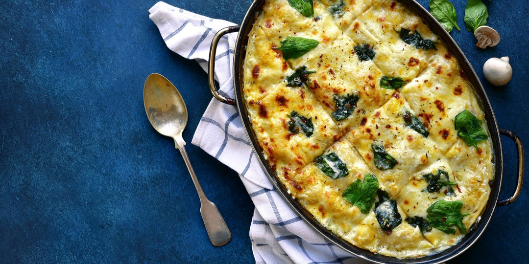 Groentelasagne Met Paddenstoelen