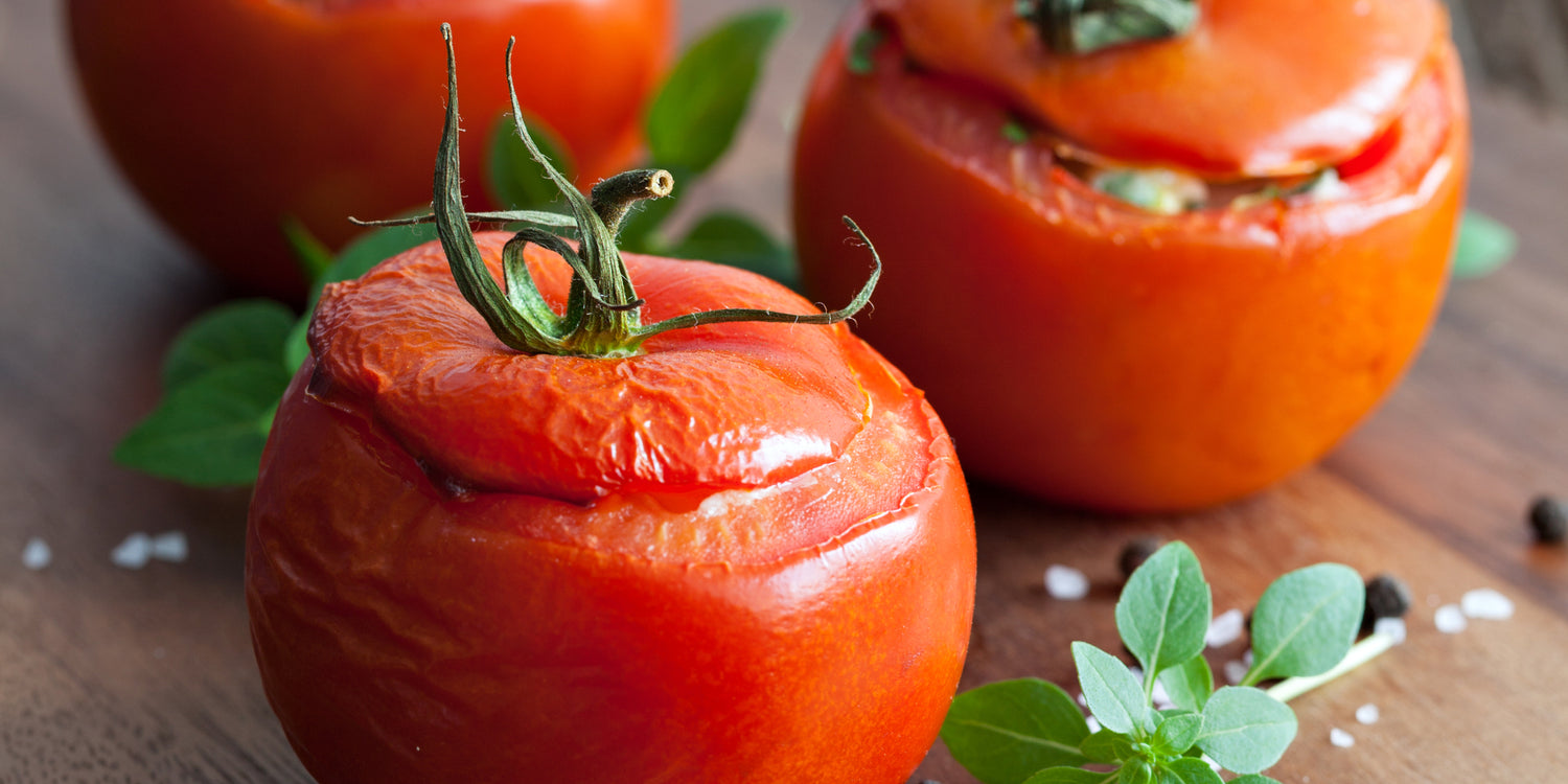 Gevulde Tomaten Met Spinazie En Feta