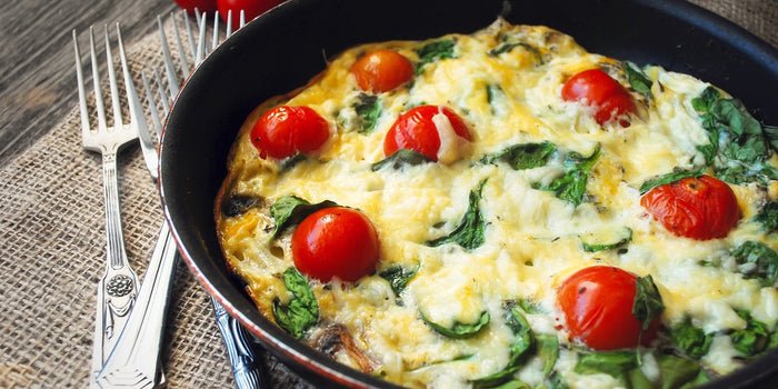 Frittata Met Snijbiet en Linzen