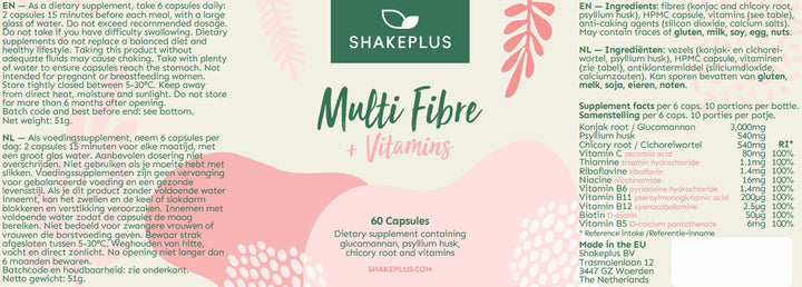 Vezels + Vitaminen