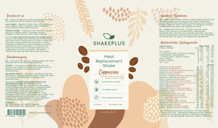Sachet Maaltijdshake